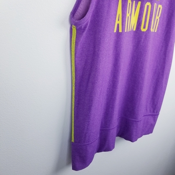 Under Armour Girl's Reversible Zip-Up Sleeveless Hoodie Jacket NWT - Picture 8 of 15